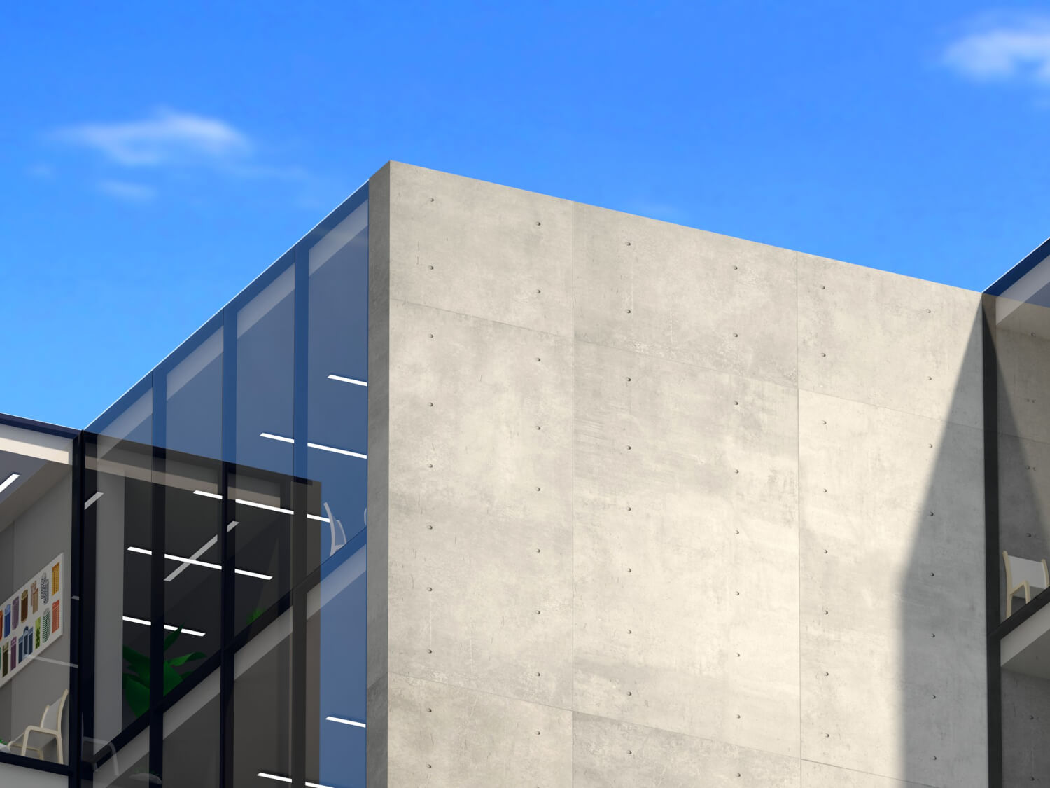 3d-illustration-logo-mockup-3d-sign-building-office-shop-concrete-wall